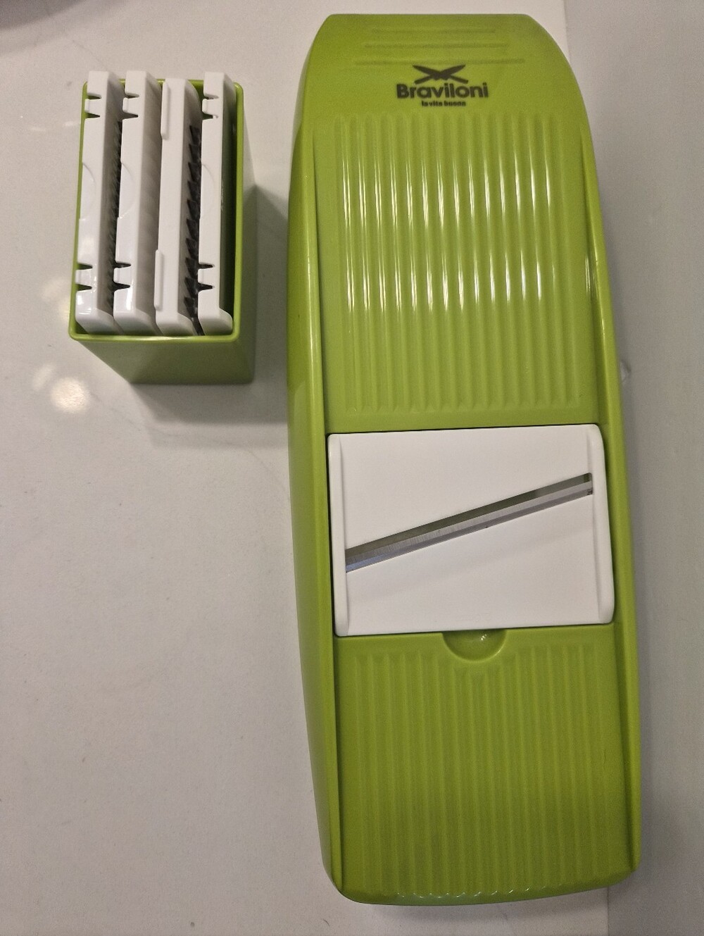 Mandoline Slicer with Interchangeable Blades